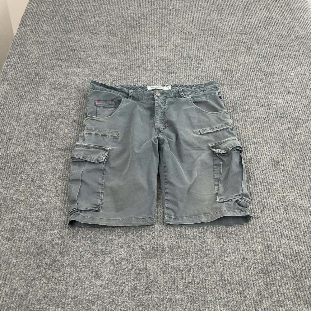 Projek Raw Cargo Shorts Mens 34 Grey Cotton Stretch Utility Gorpcore‎ Casual